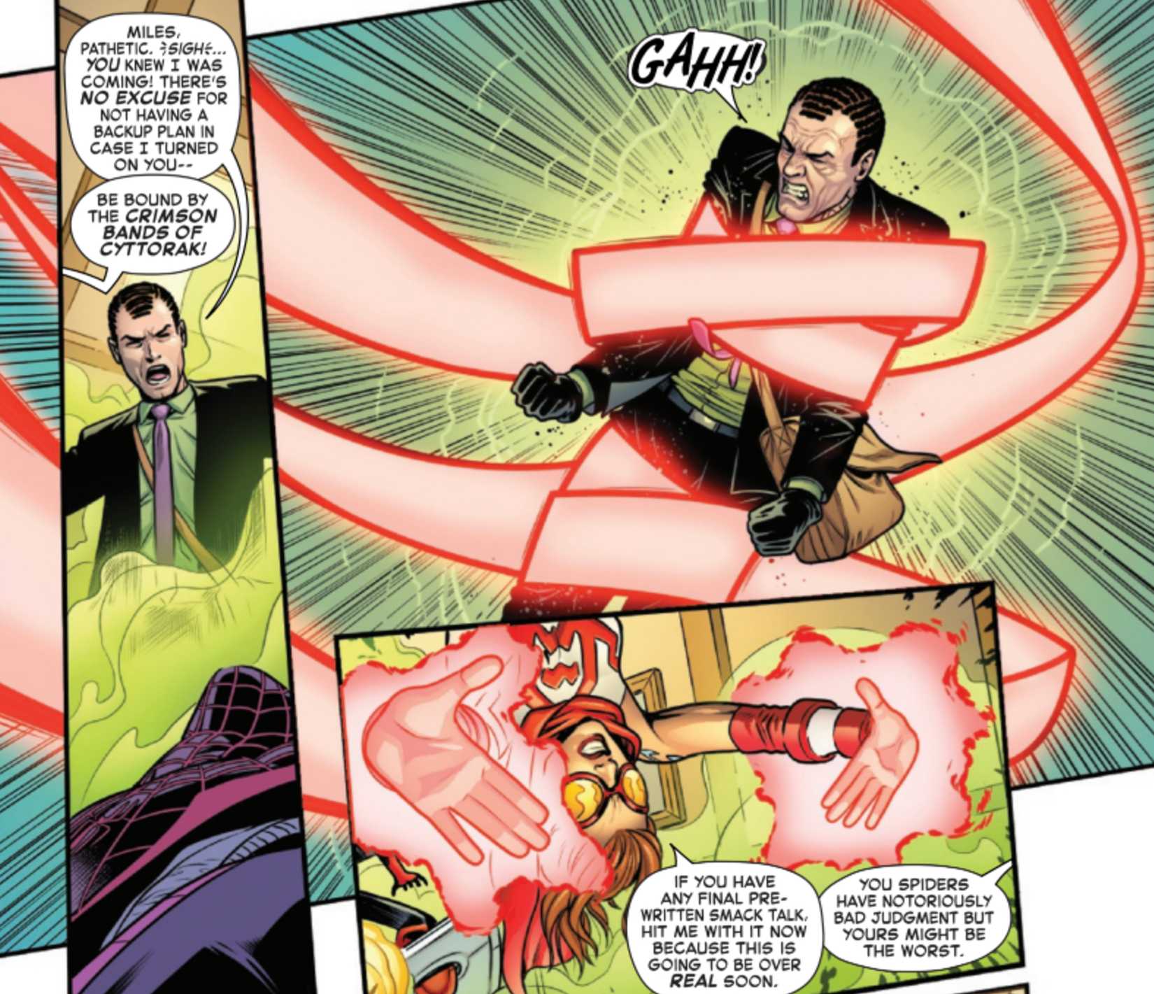 spider-man's arana uses magic