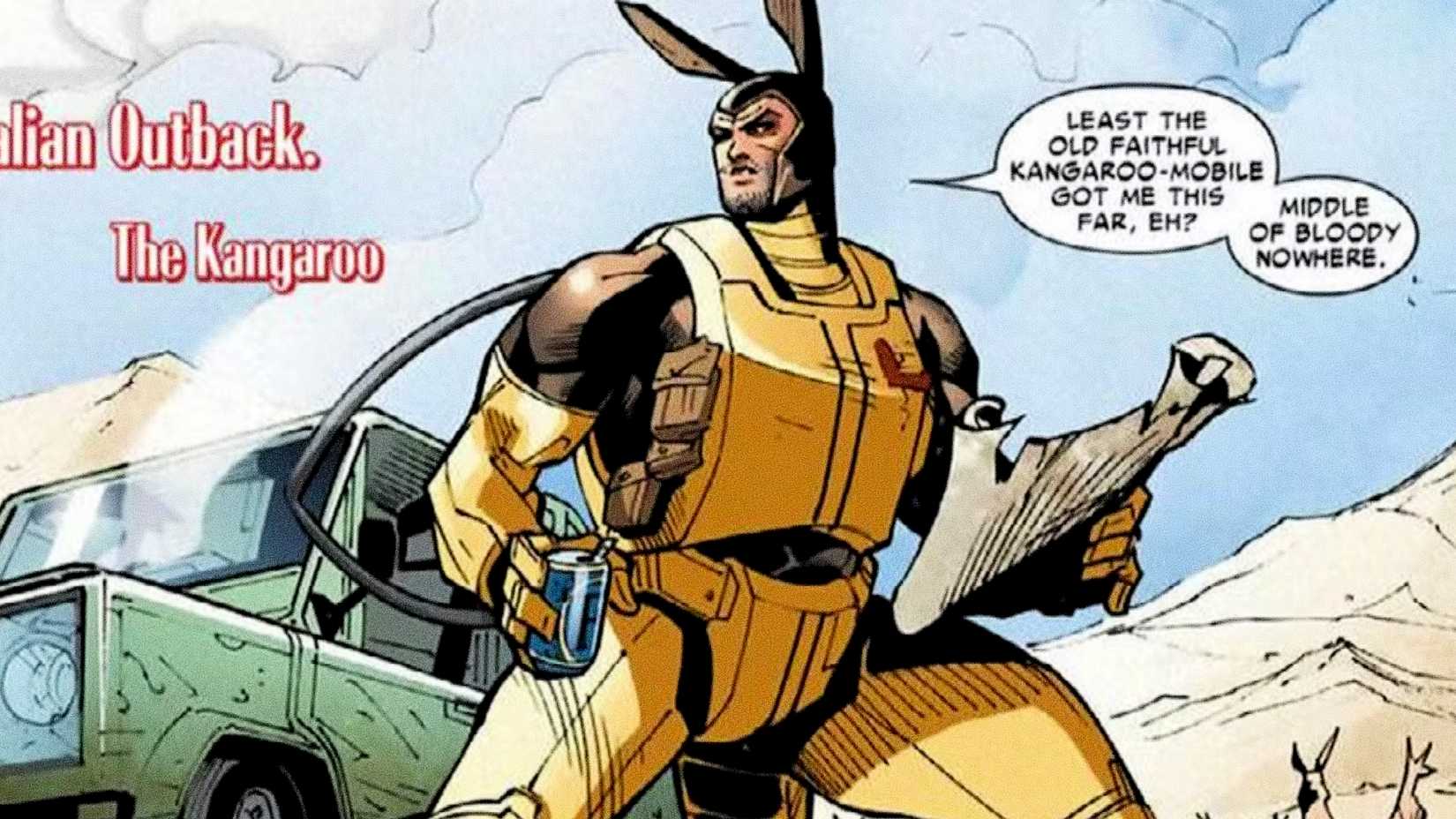 Spider-Man villain Kangaroo arrives in Australia using his Kangaroo-Mobile