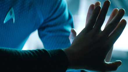 SPock and Kirk's hands