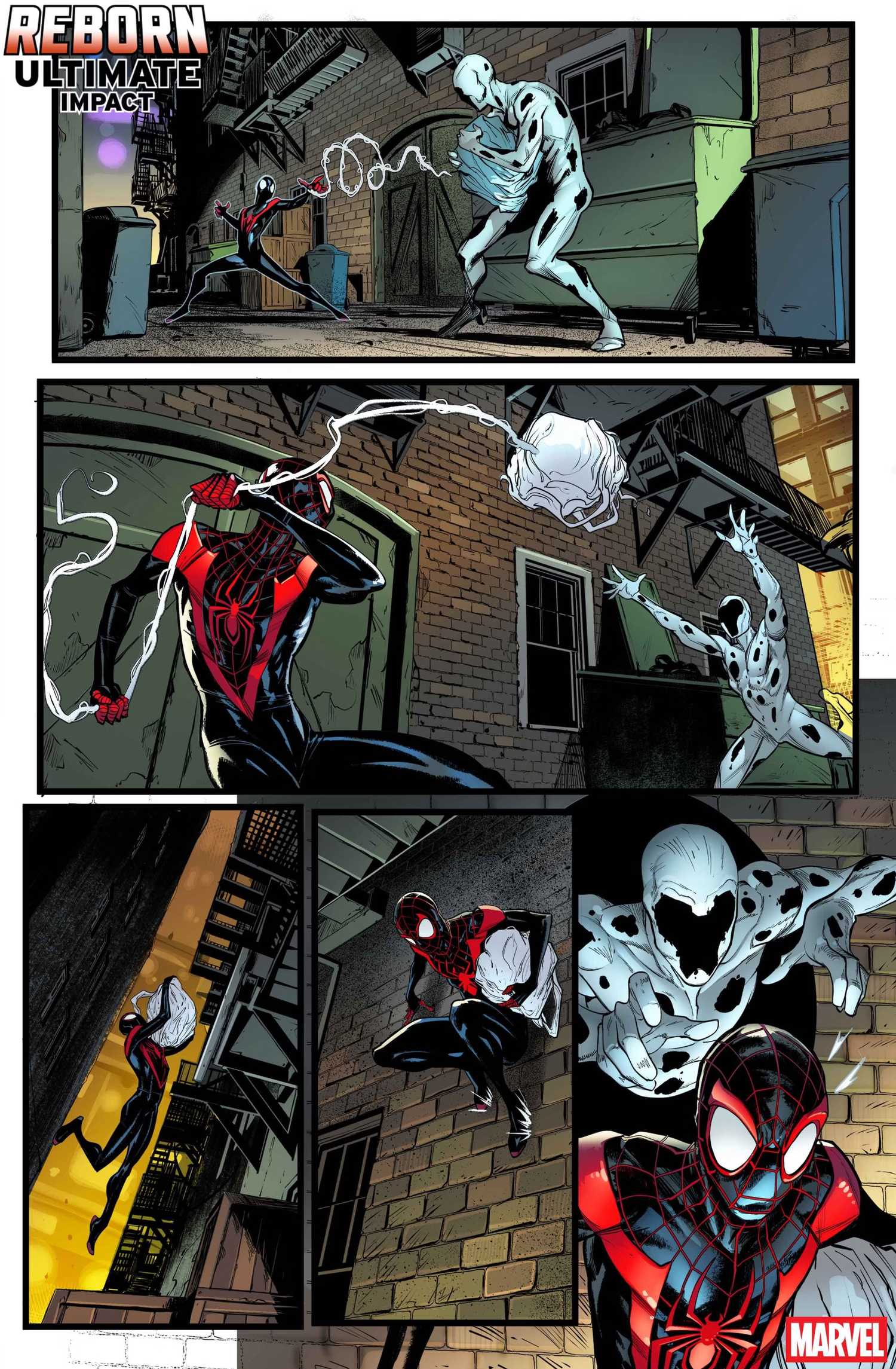 SPOT REDESIGN VS MILES MORALES IN ULTIMATE UNIVERSE REBORN