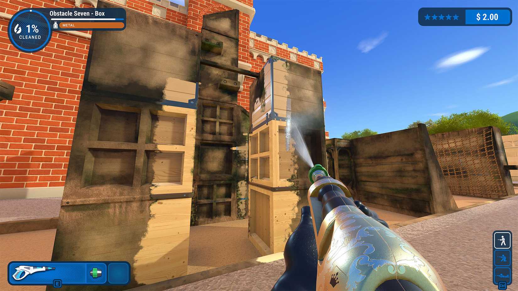 Cleaning the Croft Manor in PowerWash Simulator