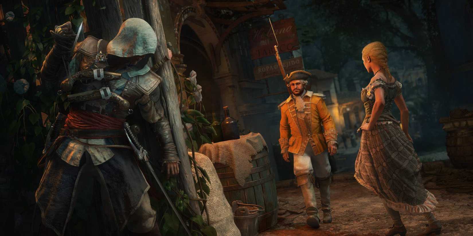 Assassin's Creed Black Flag Resynced Edward tailing an NPC