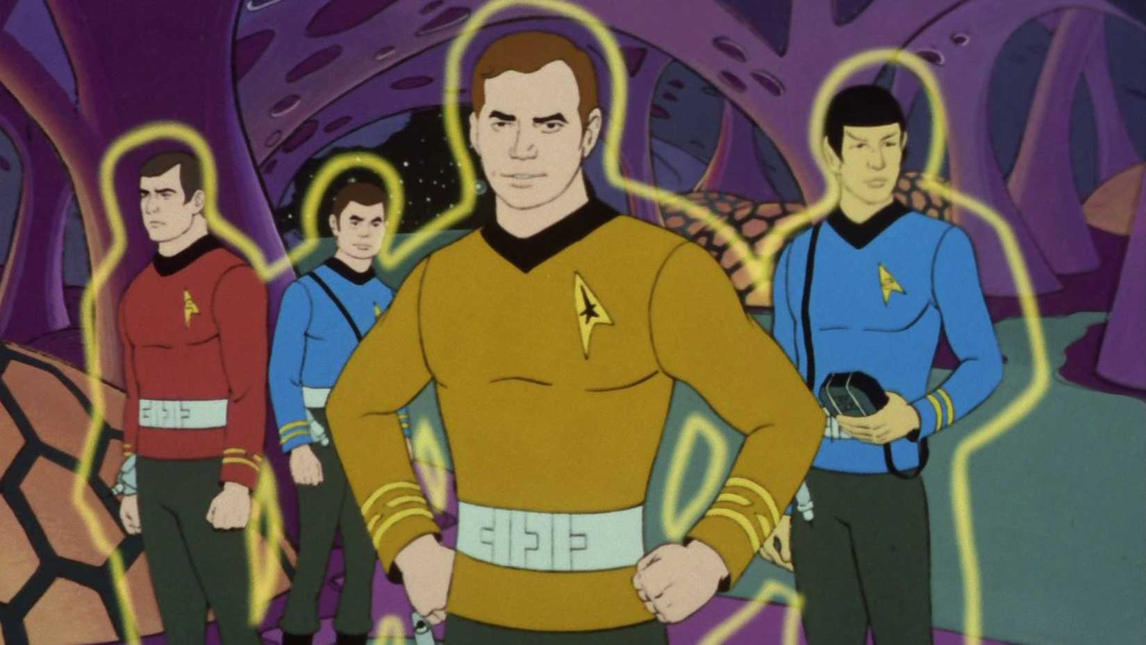 Cena da série animada de Star Trek dos anos 70