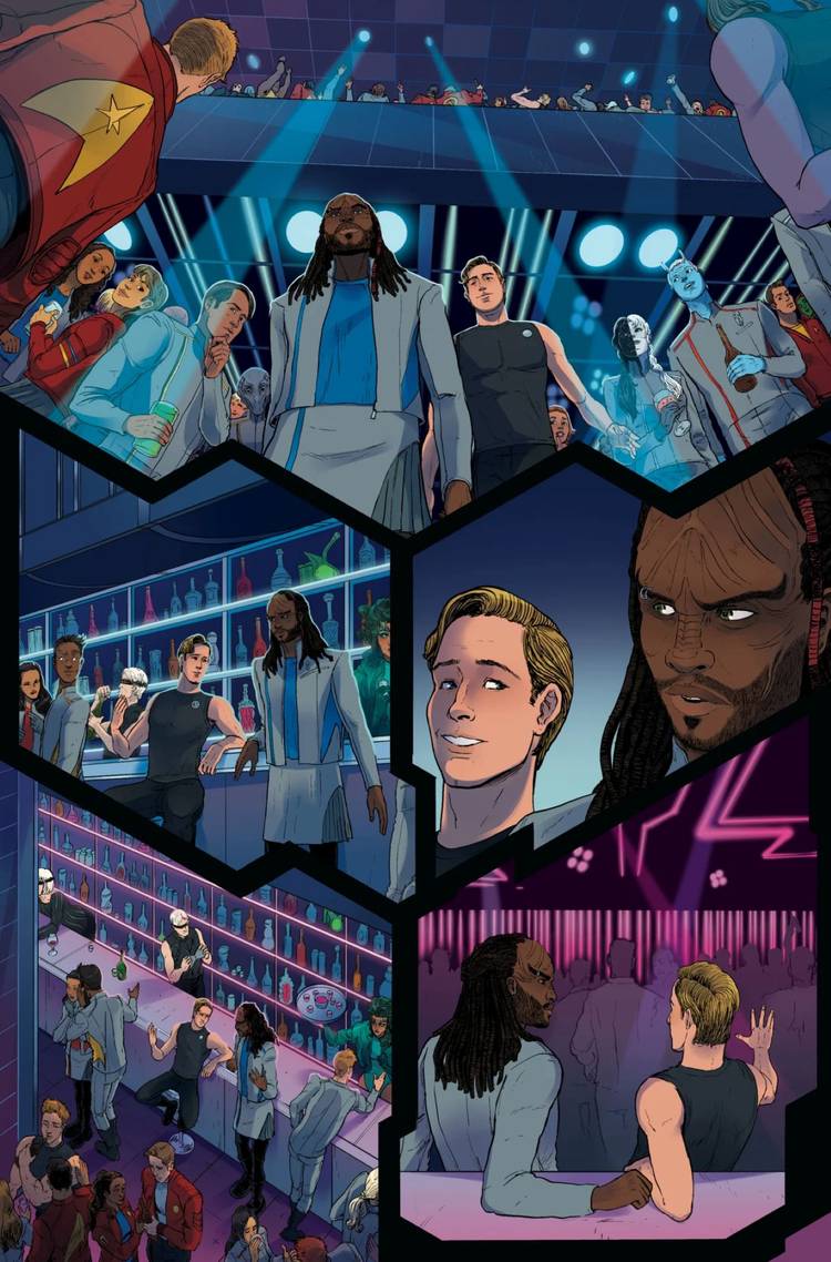 Star Trek Celebrations page, featuring Jay-Den and Kyle on a date.