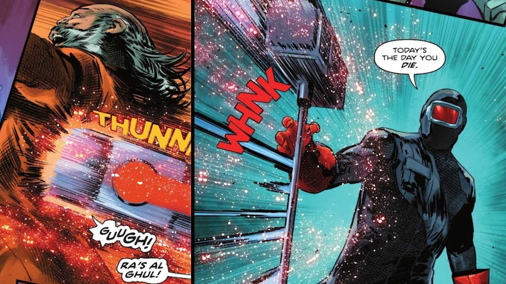 STEEL VS RAS AL GHUL IN ABSOLUTE SUPERMAN
