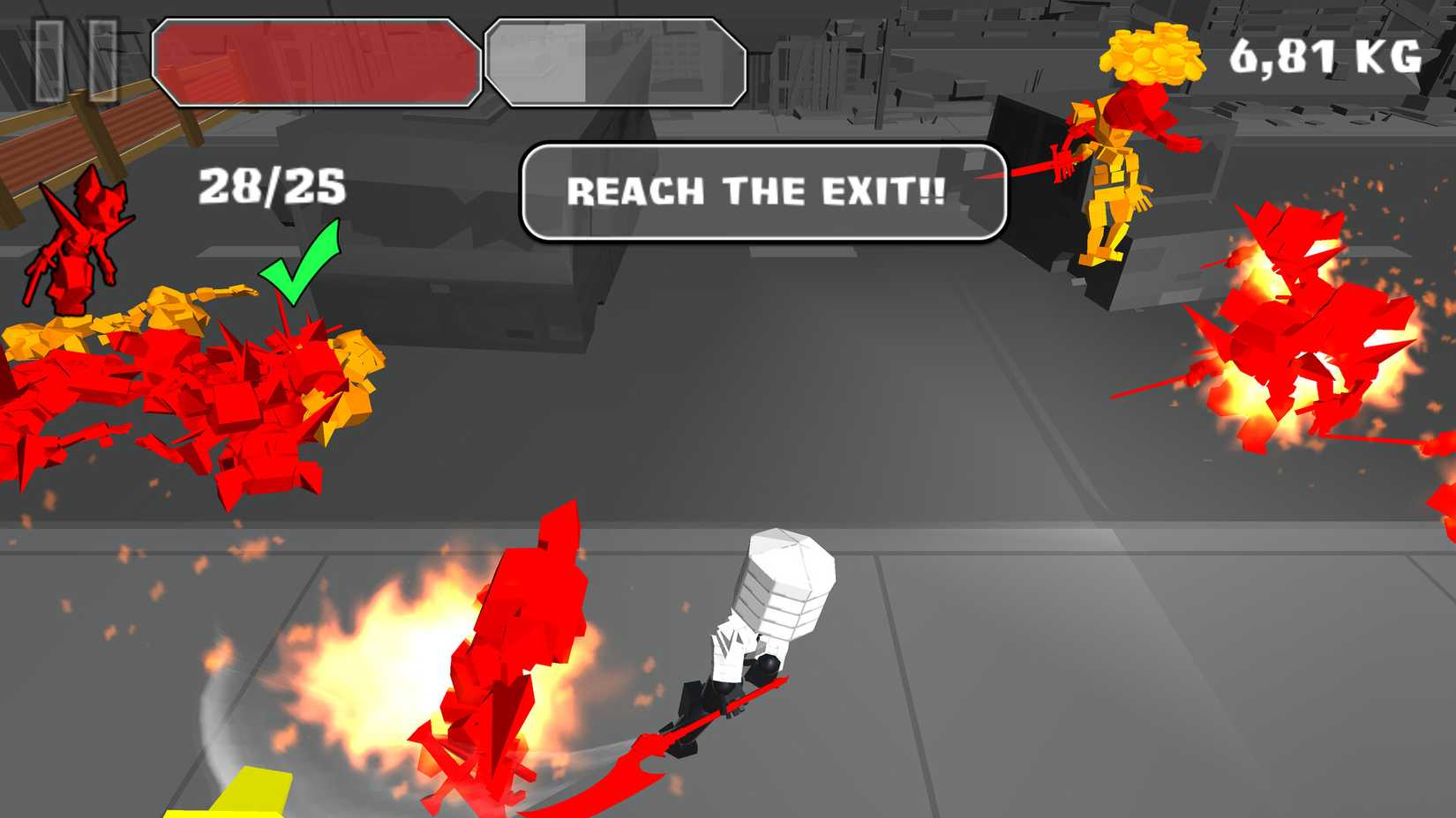 Stickman Killing Zombie