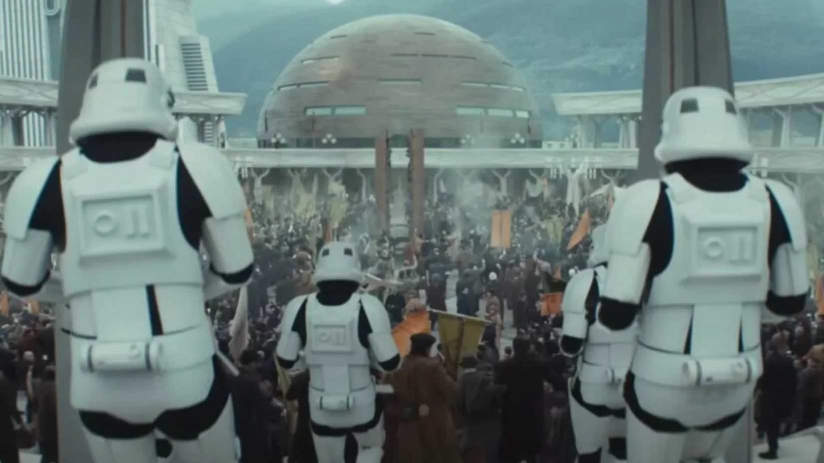Stormtroopers em Ghorman, temporada 2 de Andor.