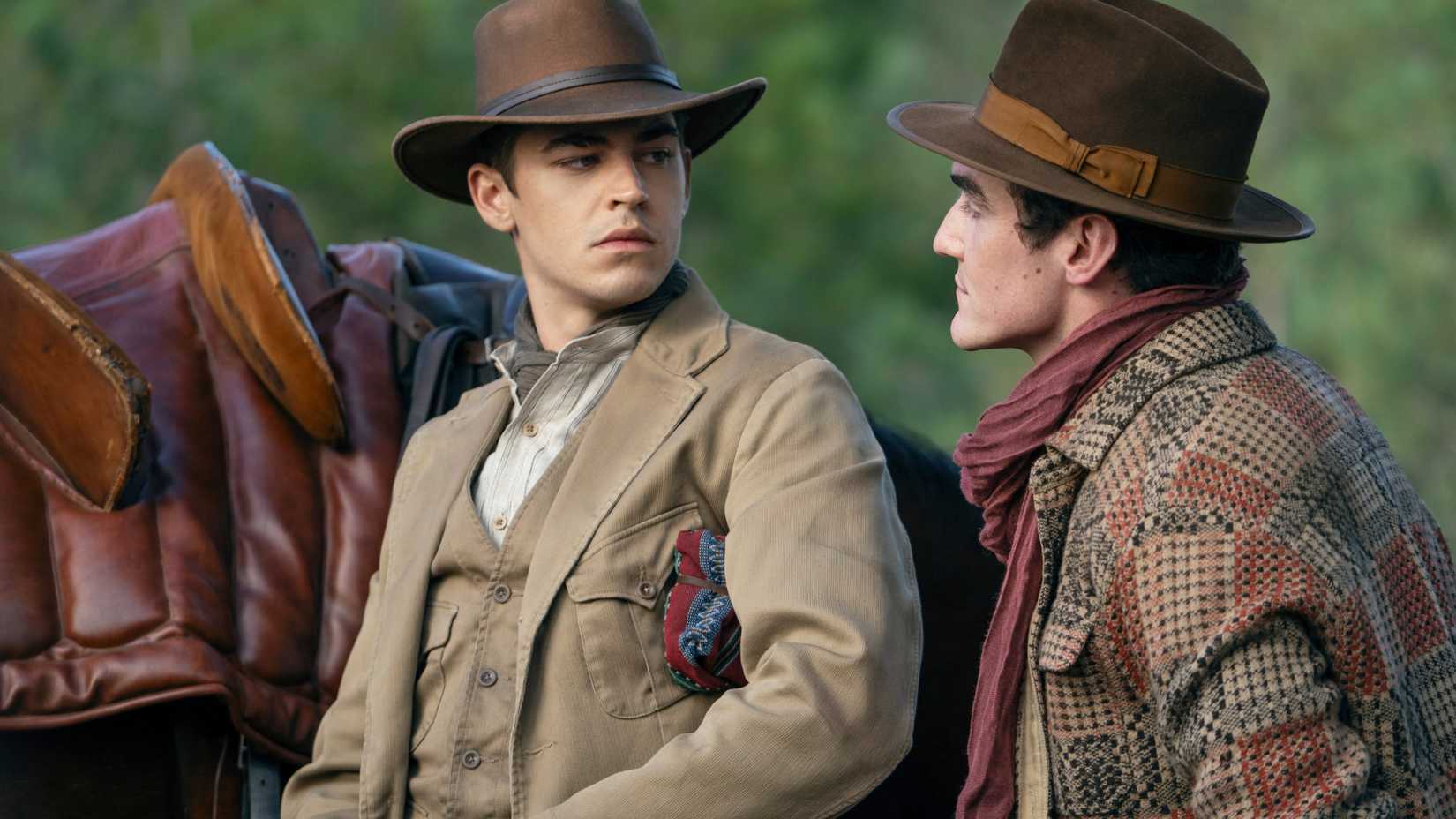 Hero Fiennes Tiffin and Donal Finn in Young Sherlock Season 1