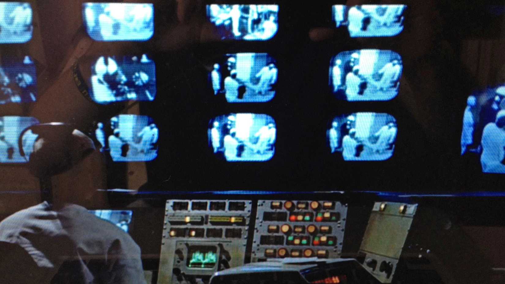 A sala de controle em THX 1138