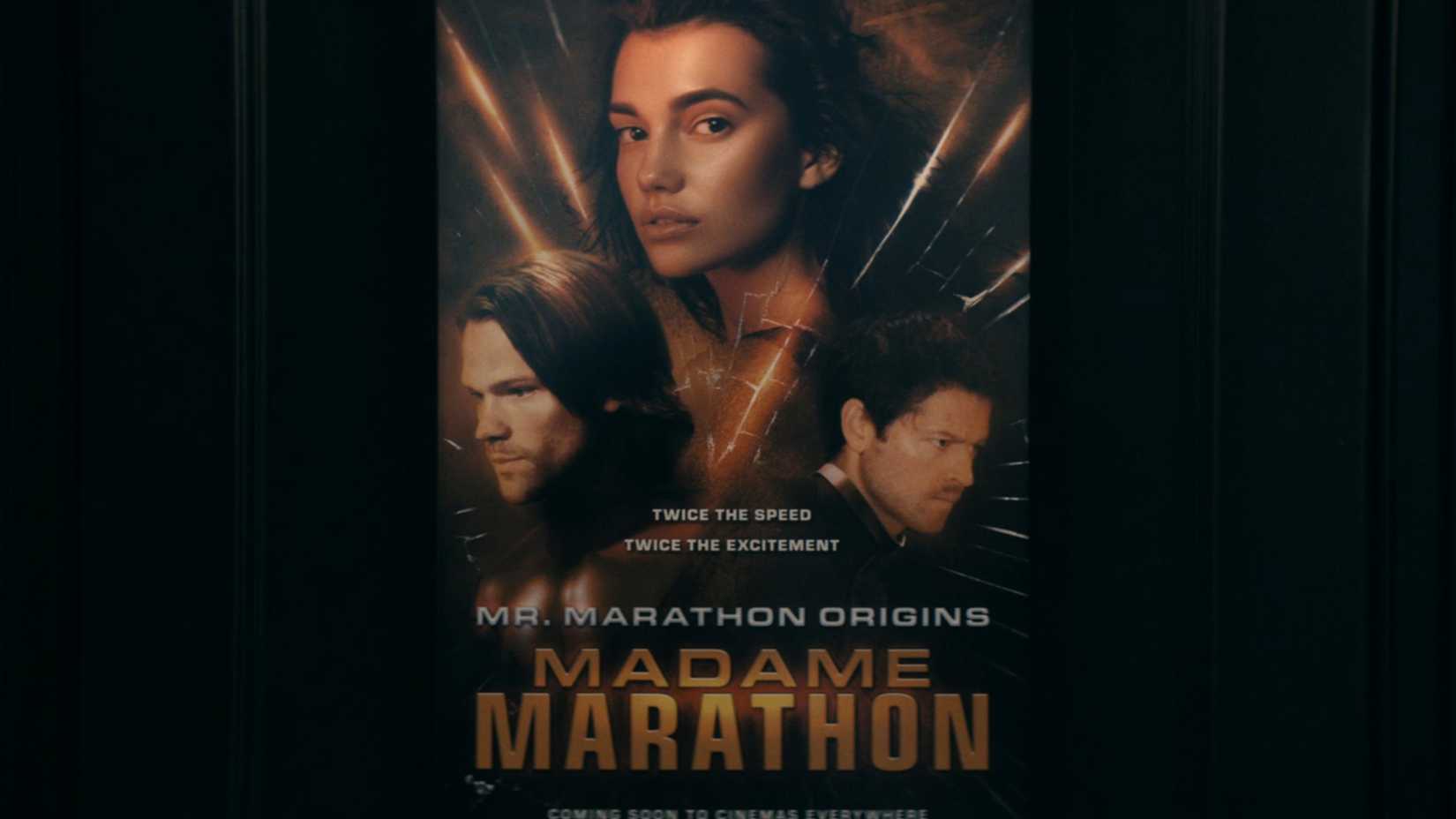 the poster for madame marathon in the boys season 5