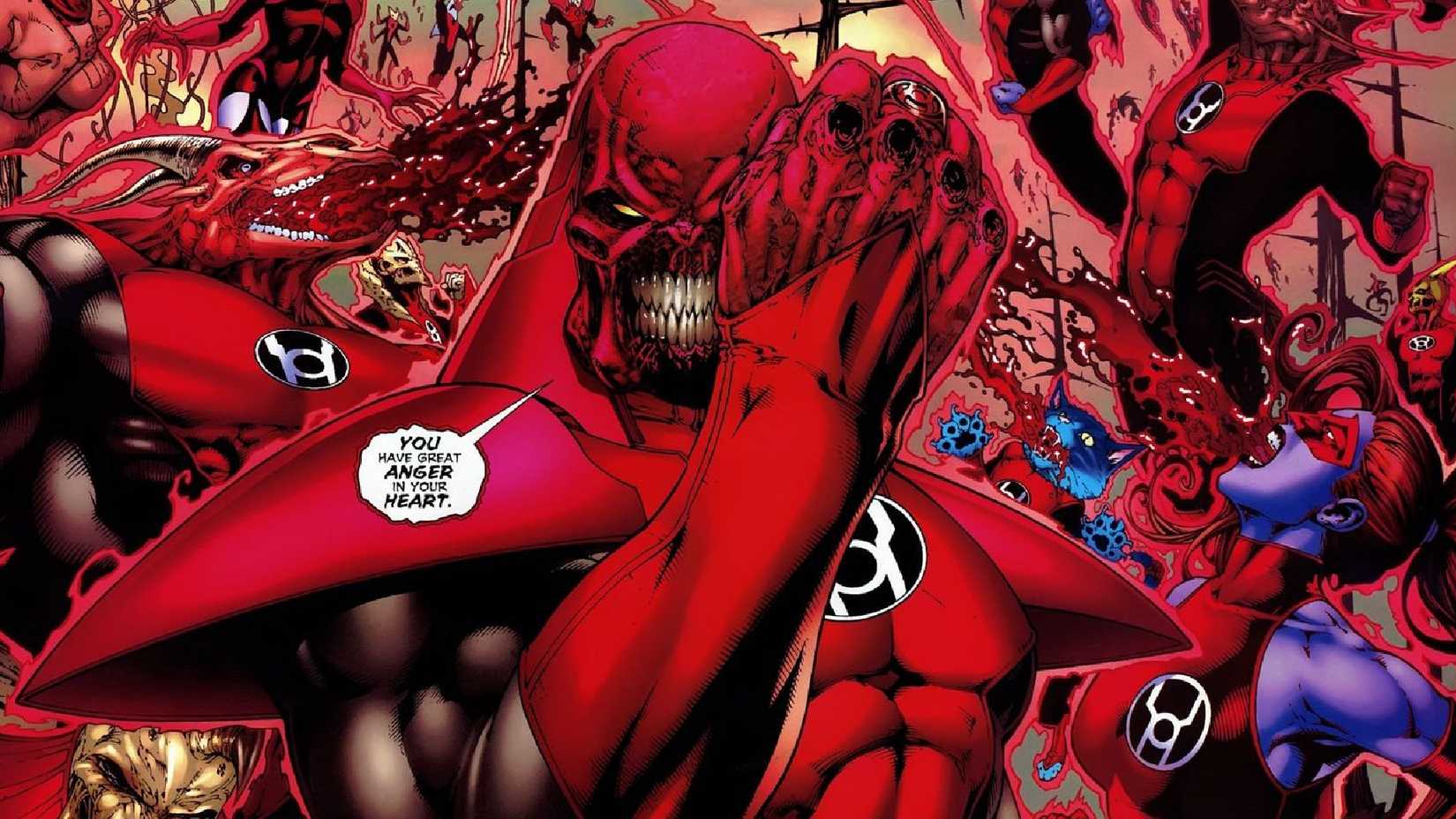 the red lantern corps in dc lore, green lantern comics