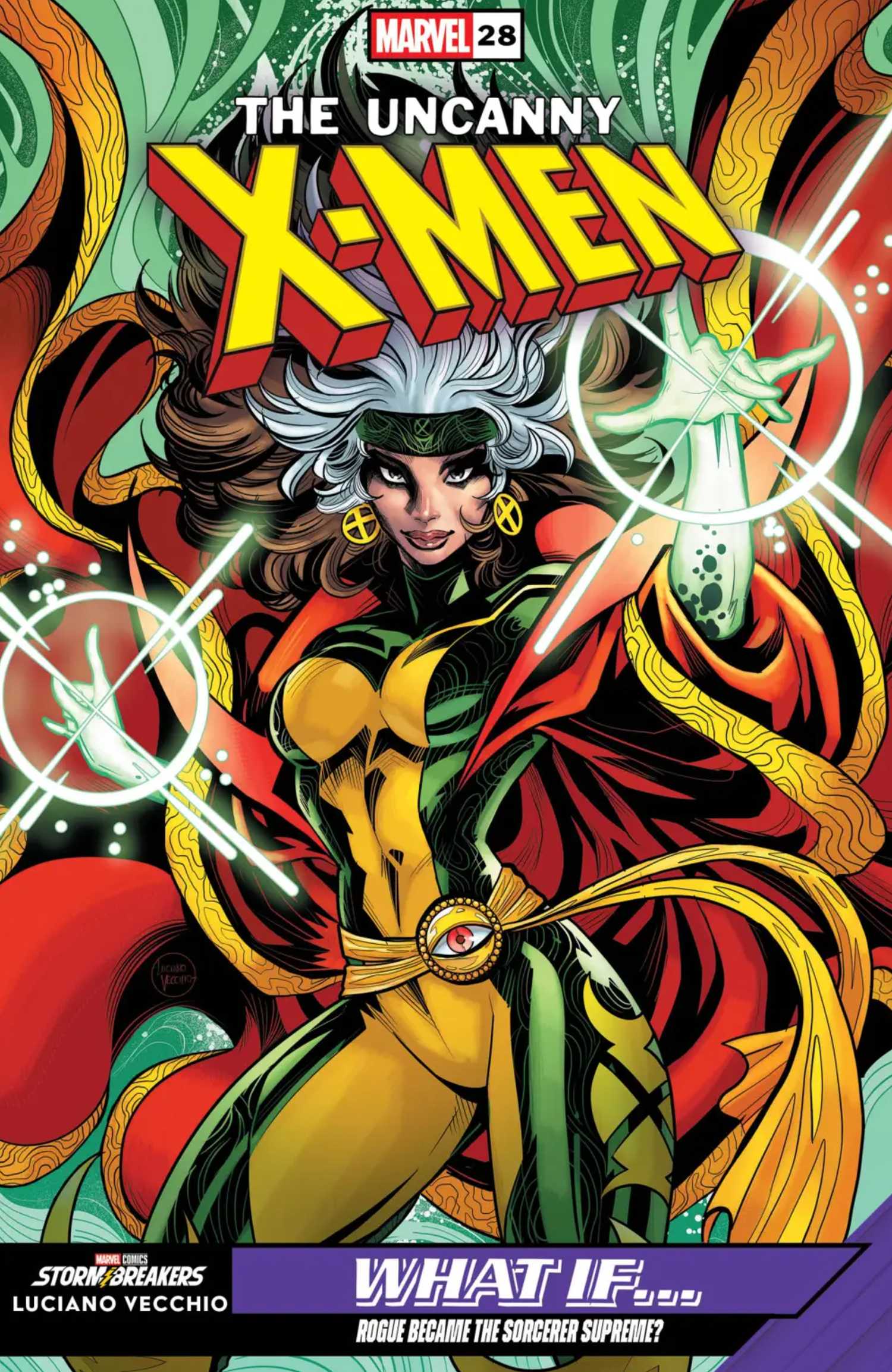 THE UNCANNY X-MEN WHAT IF COVER SHOWING ROGUE AS NEW SORCERER SUPREME