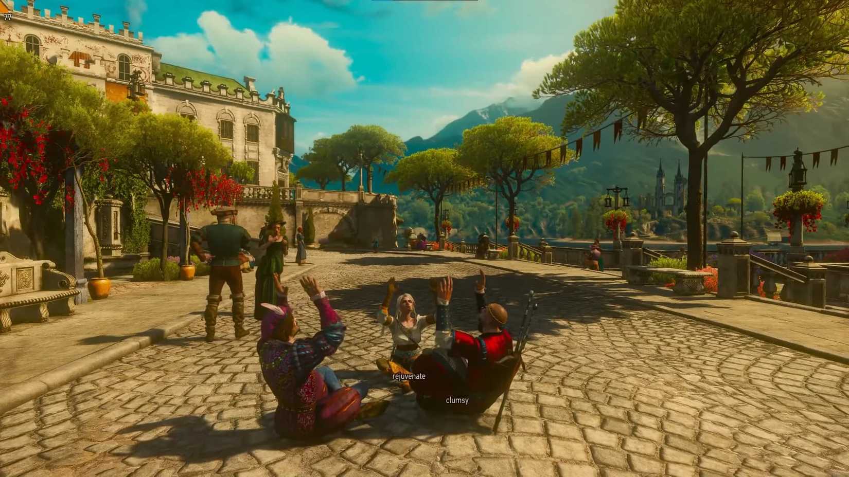 The Witcher 3 Party In City