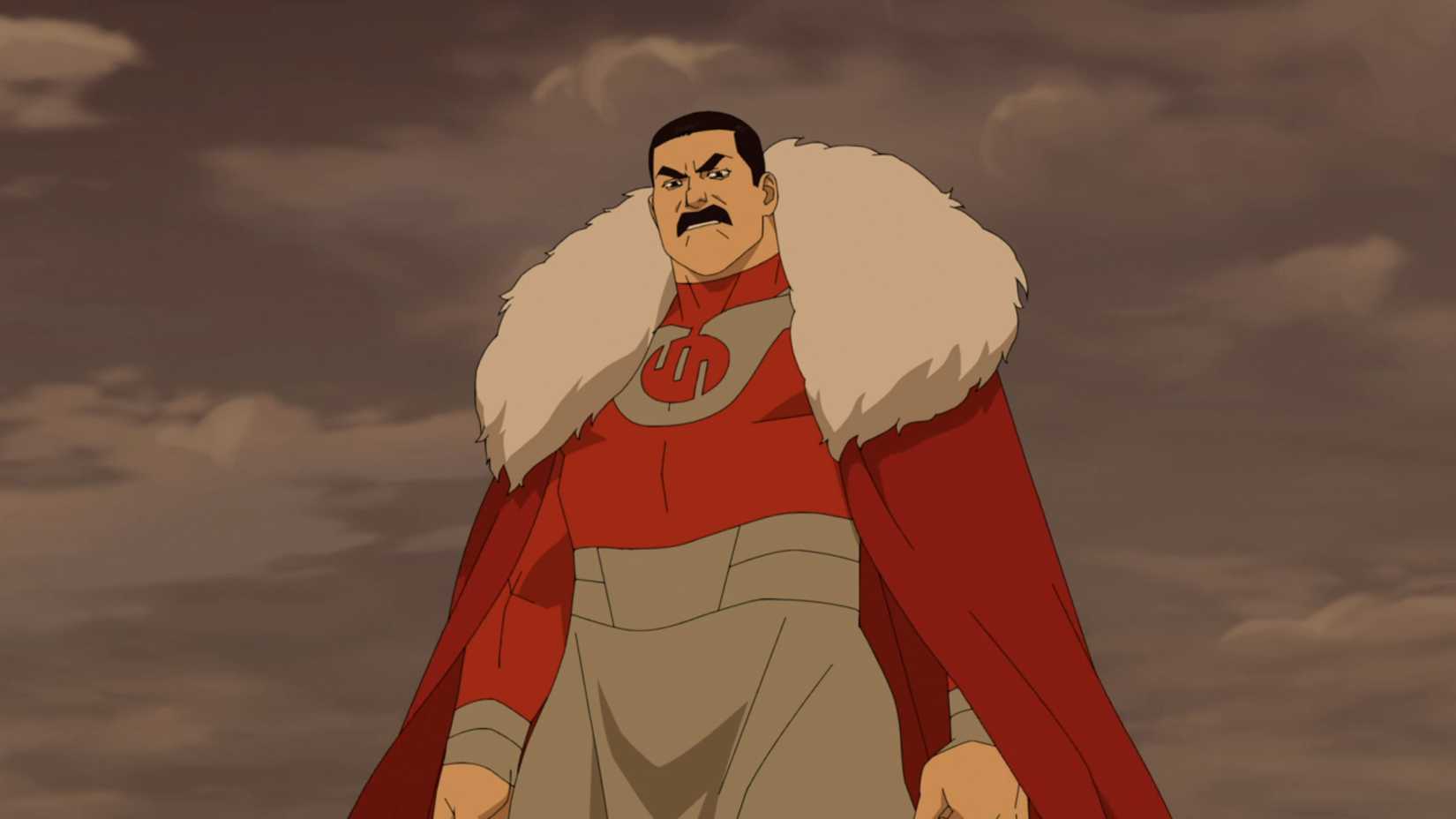 thragg hovering ominously in invincible