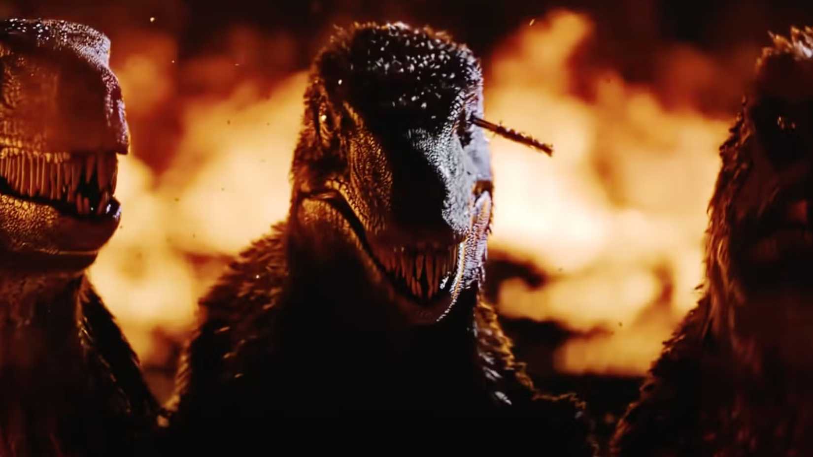 Three Utahraptors looking menacing in Primitive War