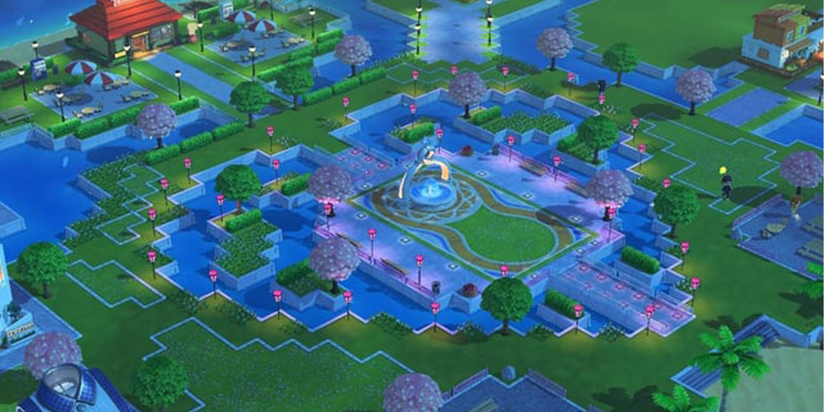 Tomodachi Life heart shaped center island