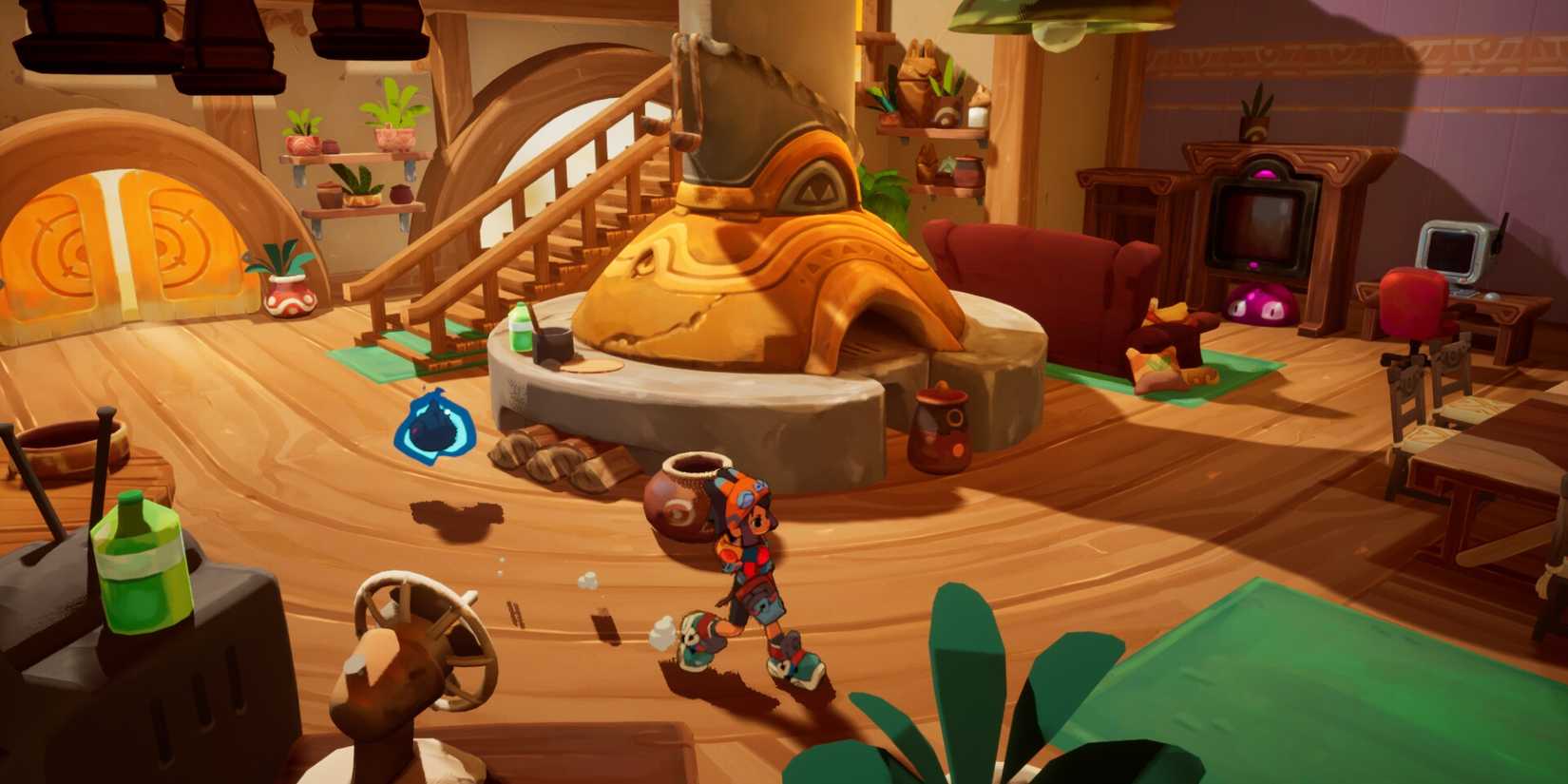 Ito explores a room in Town of Zoz.