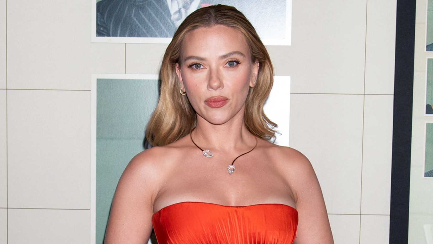 Scarlett Johansson at the New York premiere of The Phoenician Scheme