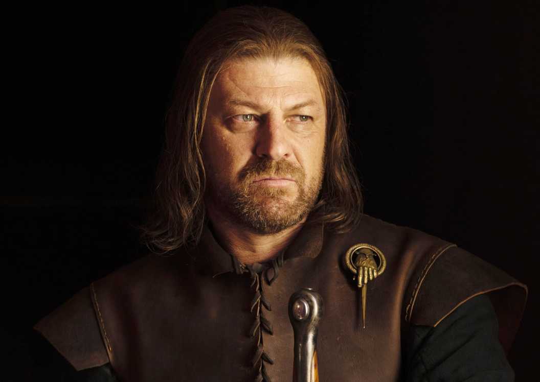 Sean Bean as Ned Stark in Game of Thrones