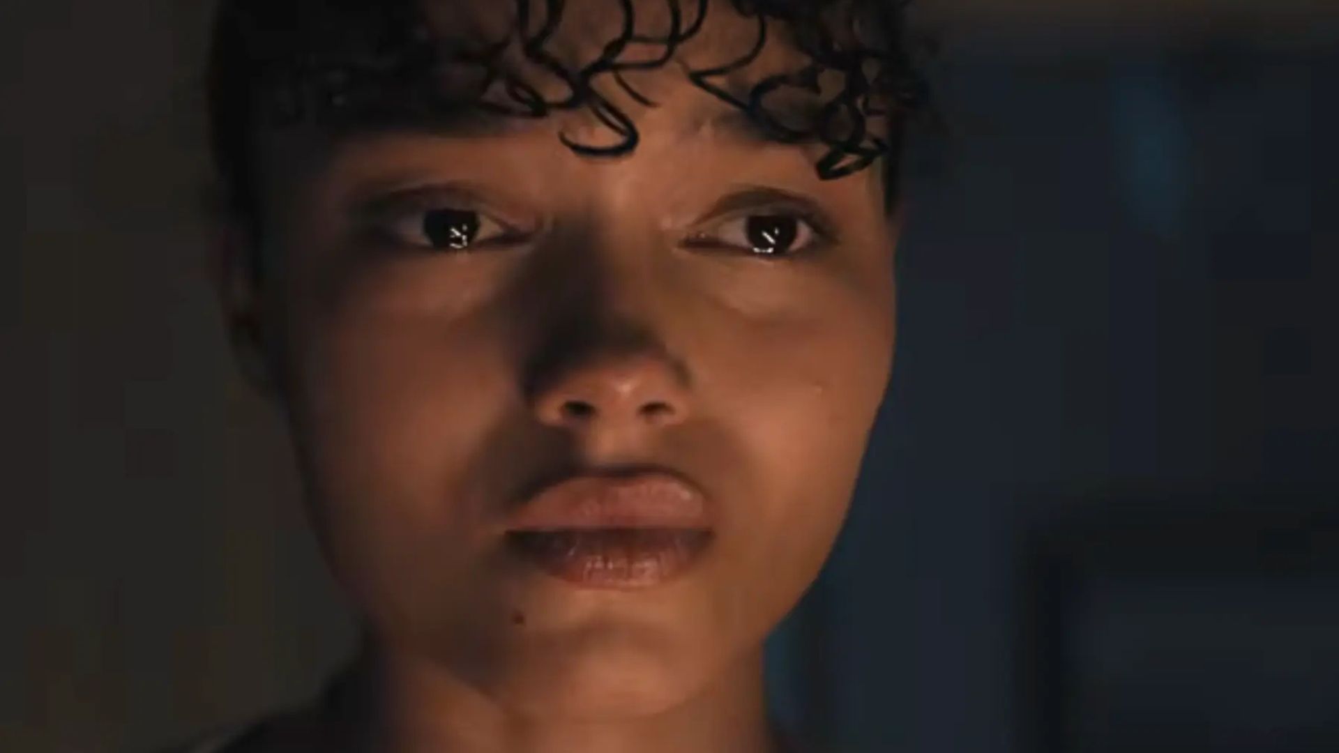 Dakota with tears in her eyes