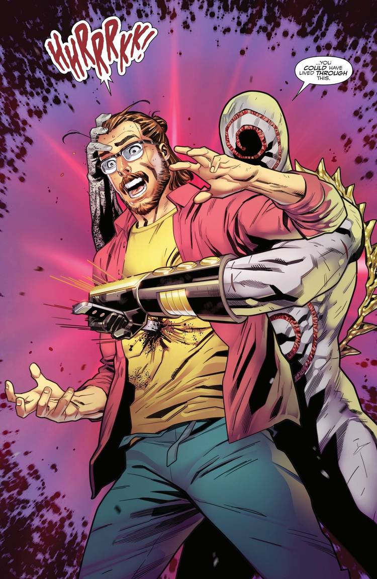 Paul Rabin stabbed by Torment
