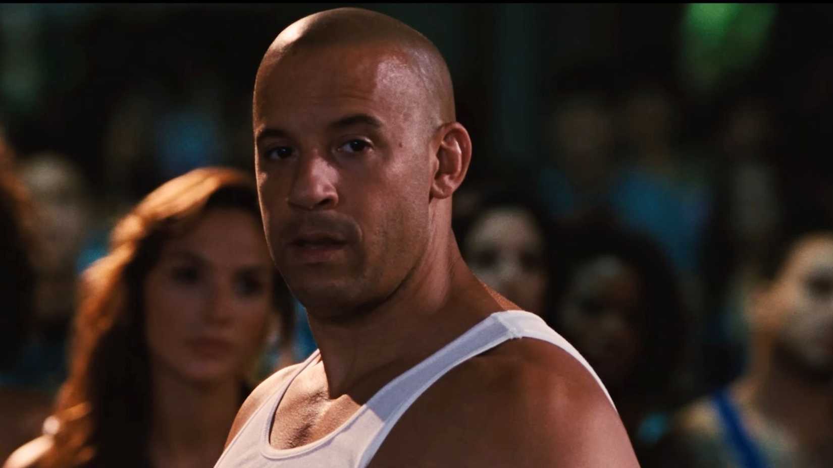 vin diesel as dom at the street races in fast five