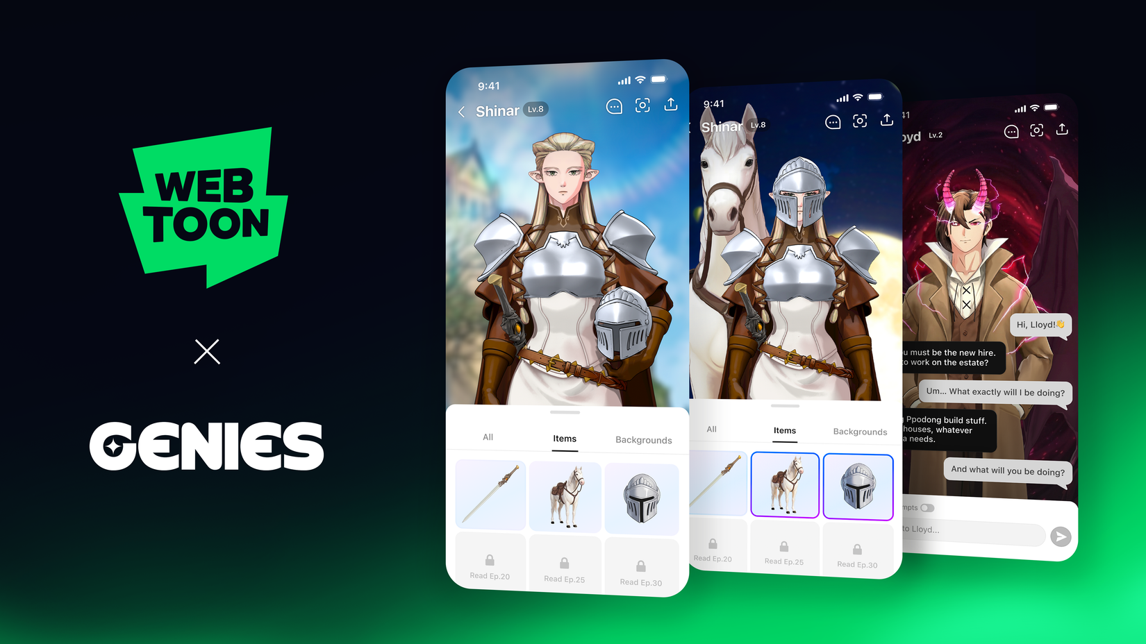 Webtoon Genies Avatars