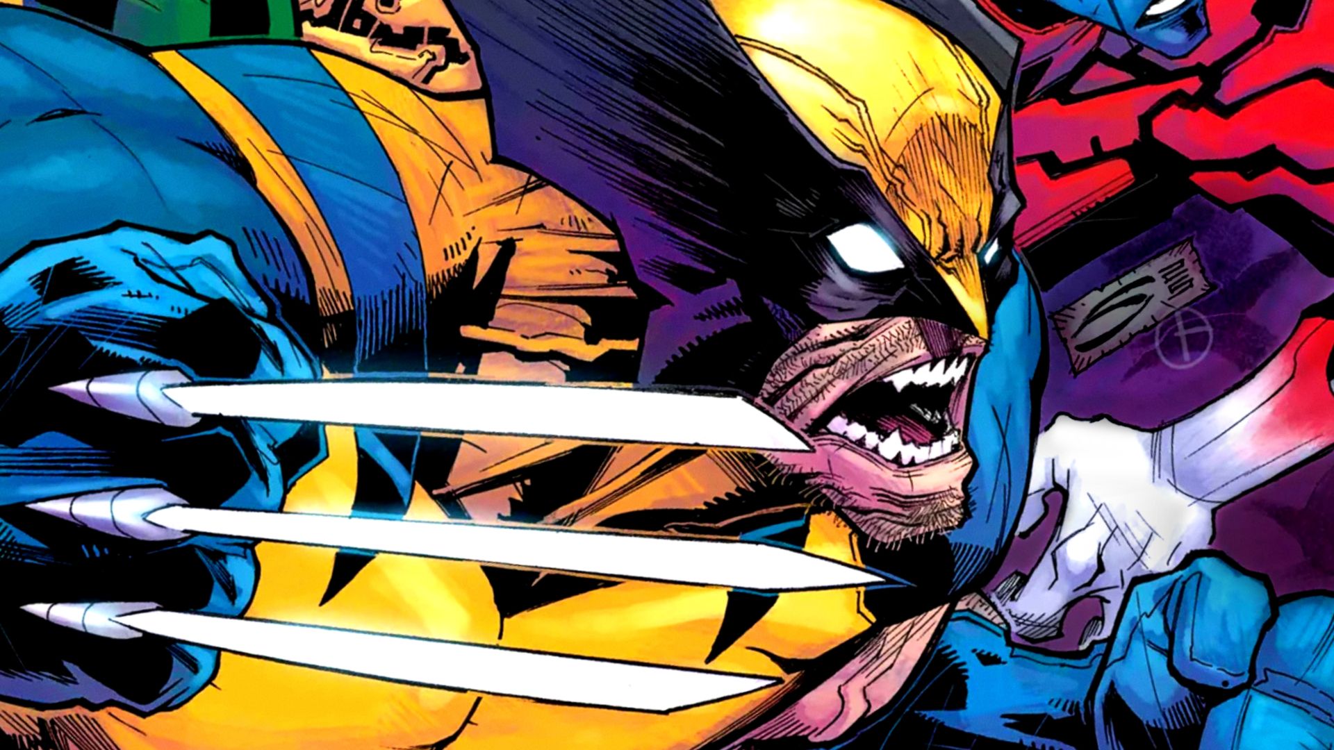 Wolverine and Nightcrawler jump into battle in X-Men comic cover art