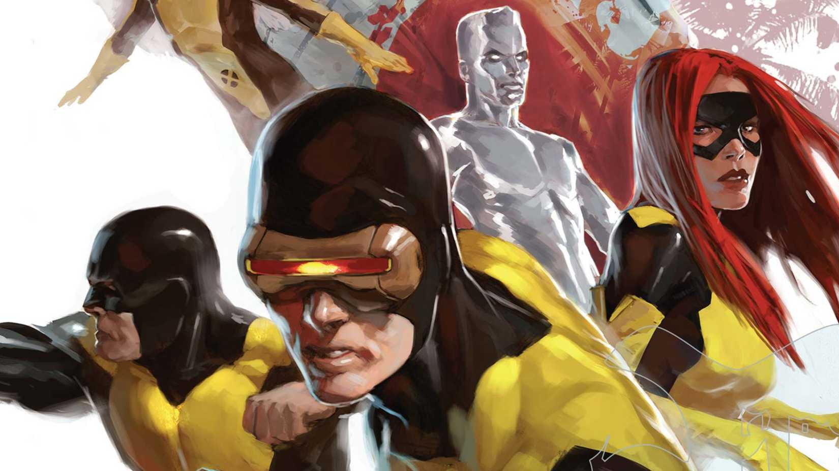 X-Men's Original Team Cyclops, Jean Grey, Beast, and Iceman