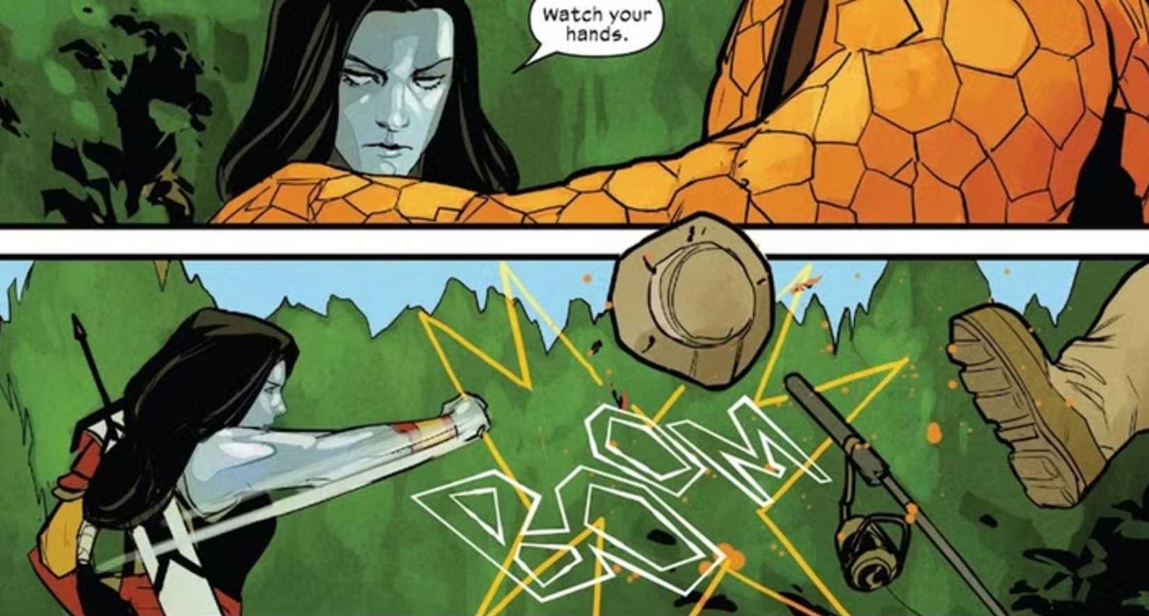 x-men's rasputin iv vs the thing