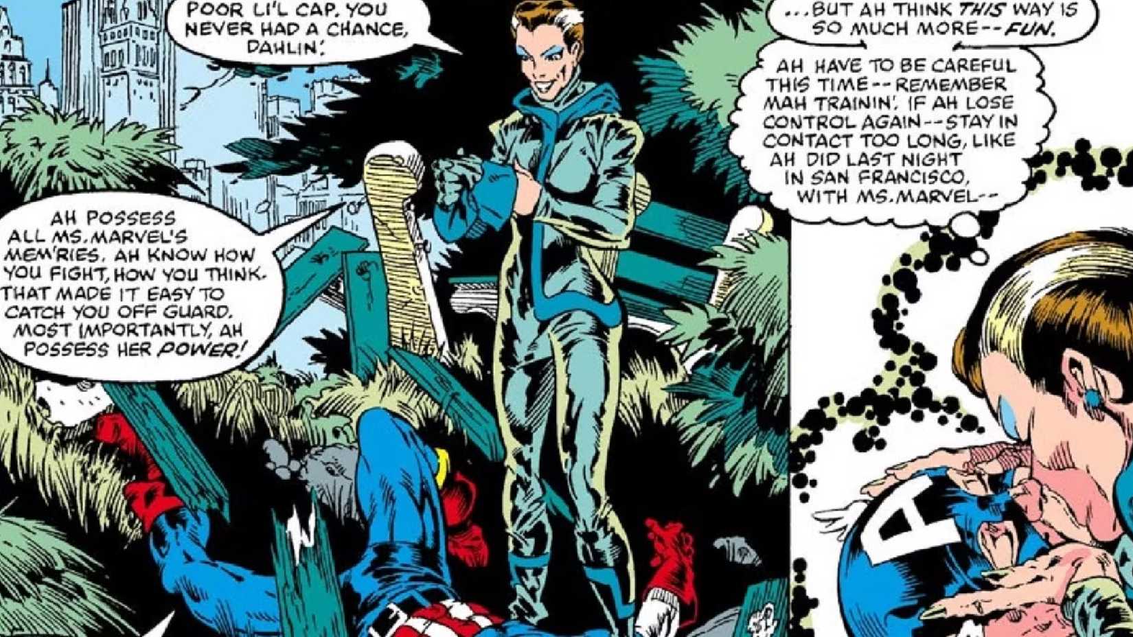x-men's rogue first appearance as a villain