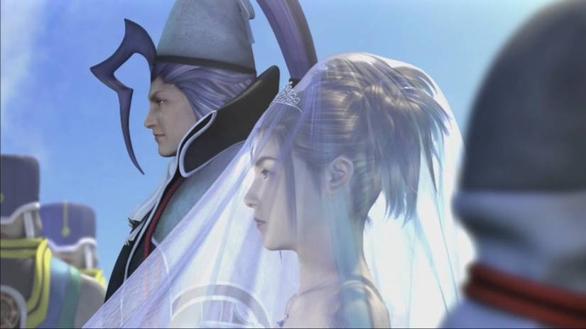 Yuna wedding scene from final fantasy 10