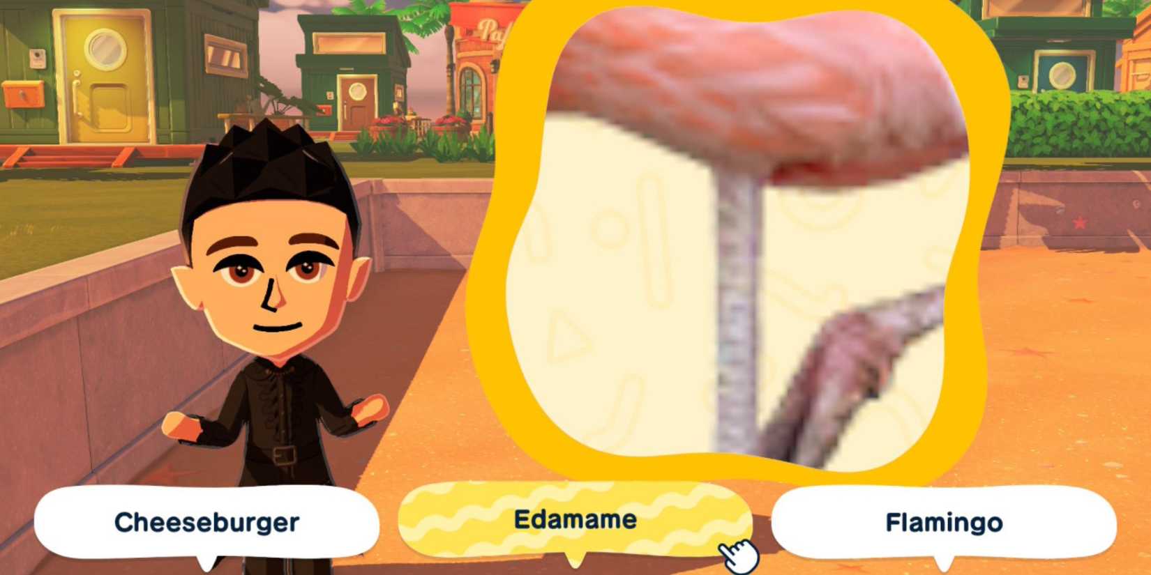 zoom quiz minigame in Tomodachi Life Living the Dream