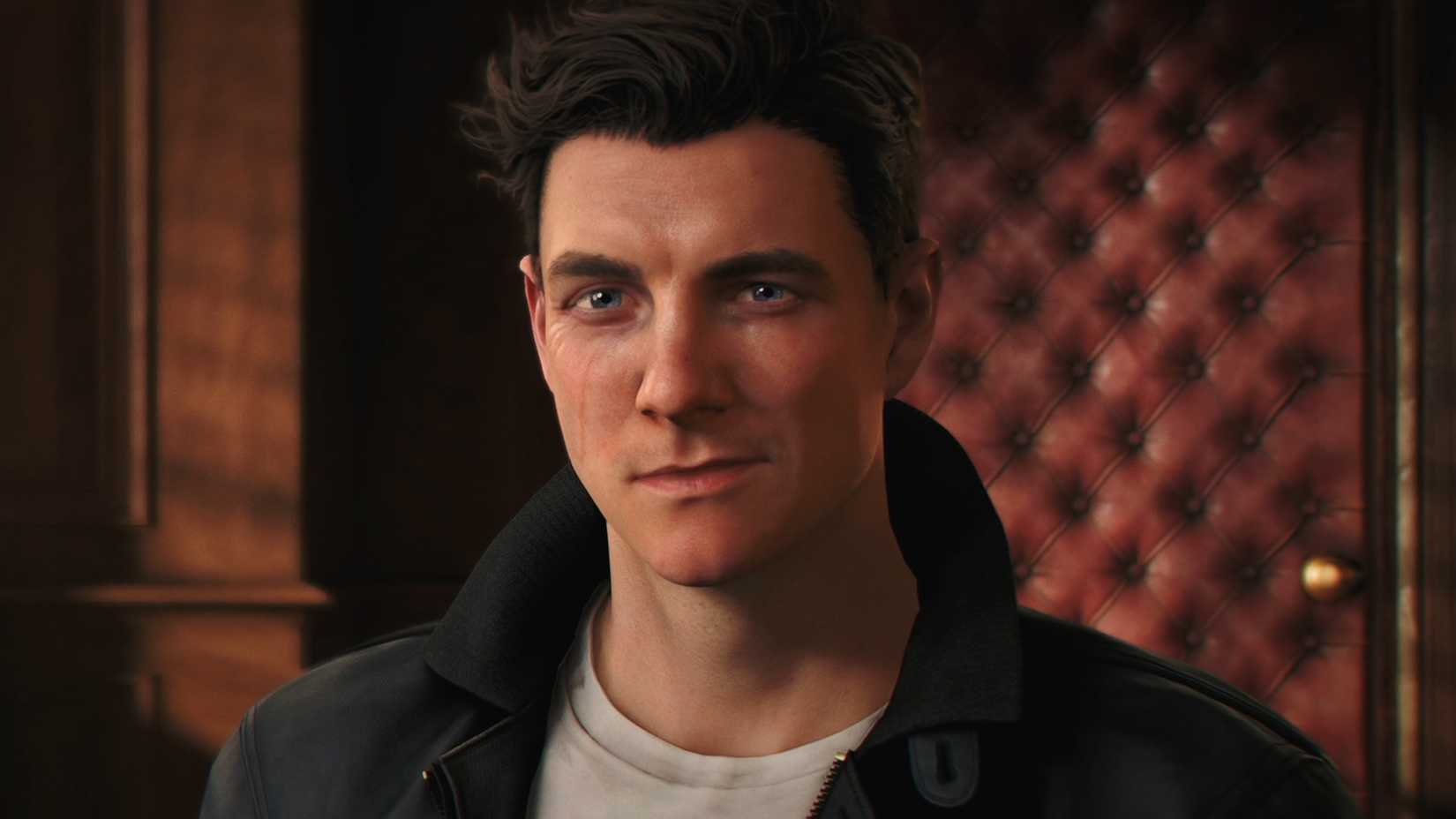 A close-up of James Bond in 007 First Light