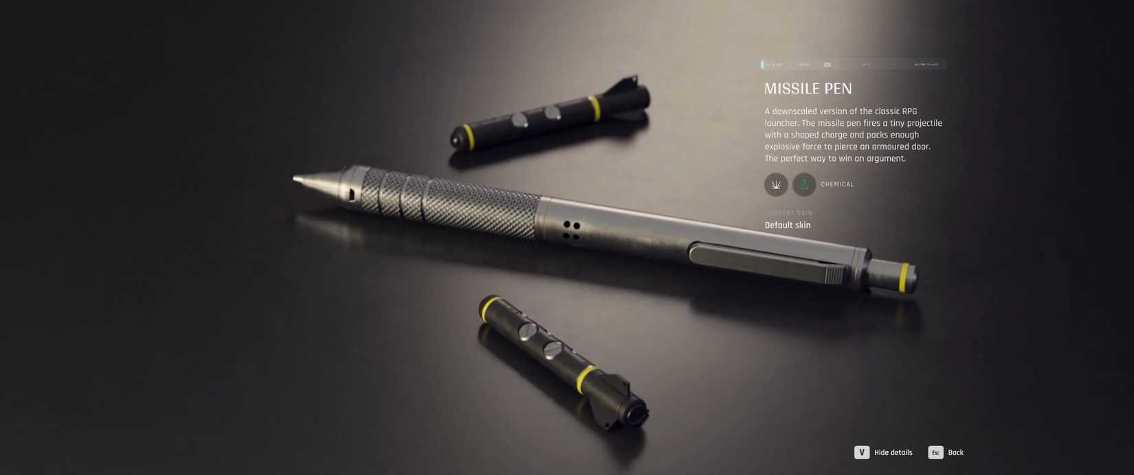 007 First Light Missile Pen