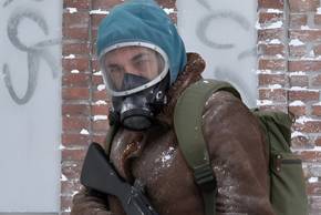 Ricardo Darín’s Juan wearing a mask in Netflix’s The Eternaut