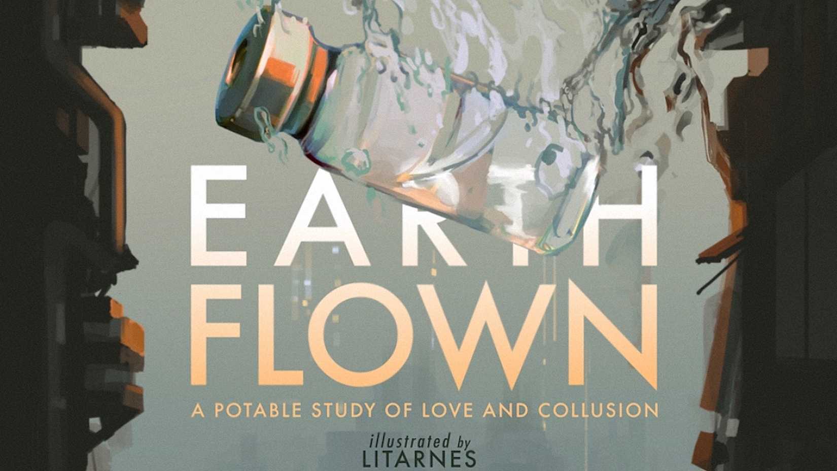 Book cover that flew from Earth