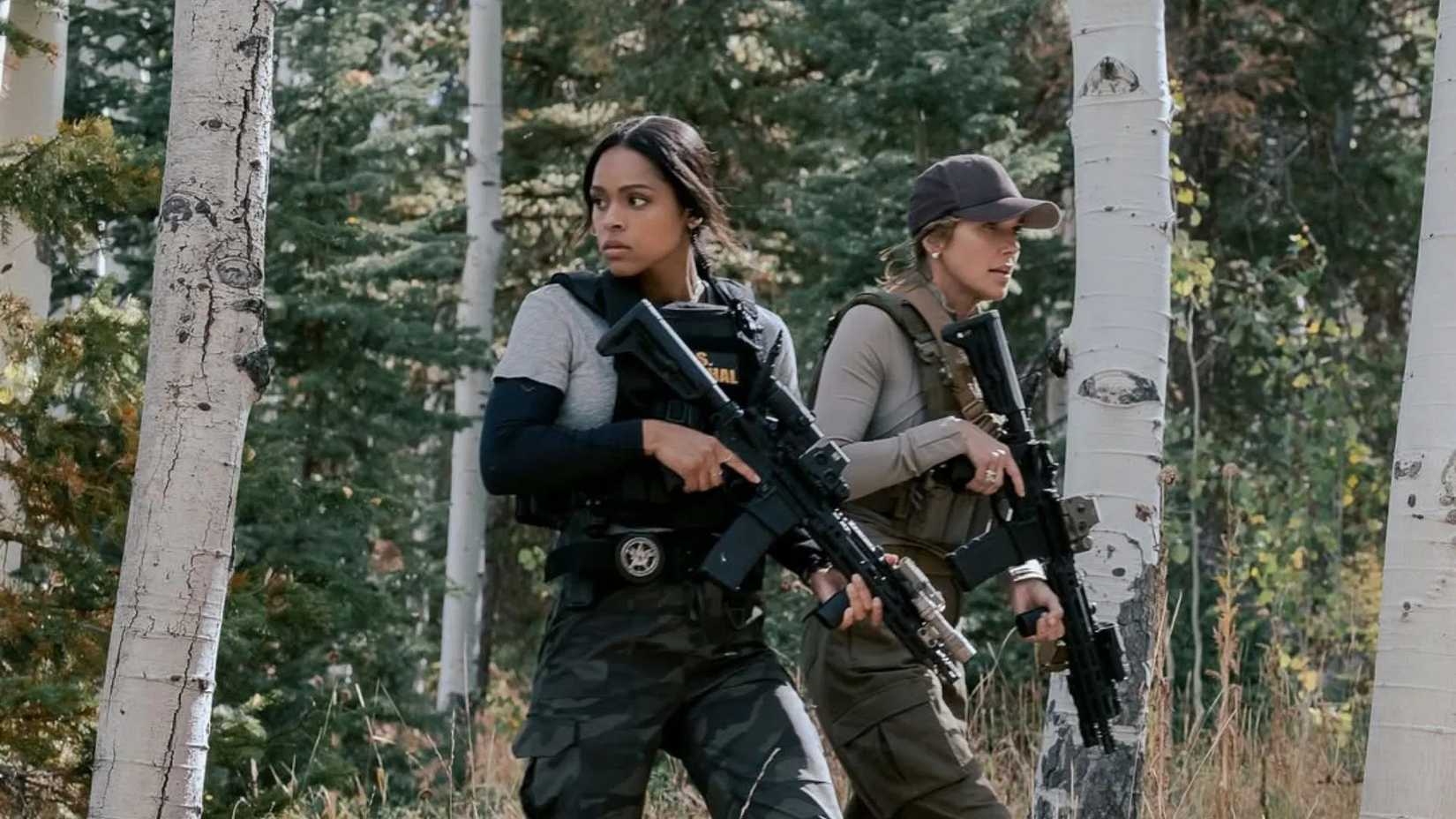 Two characters in tactical gear in Marshals