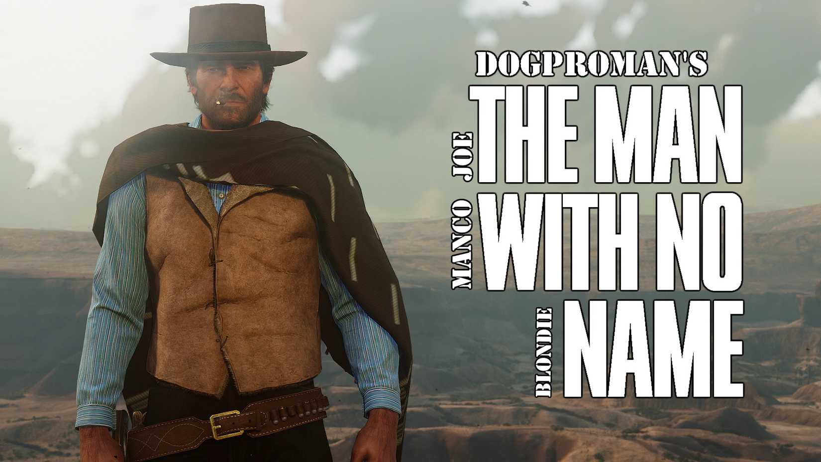 Red Dead Redemption 2 Man with no Name mod outfit