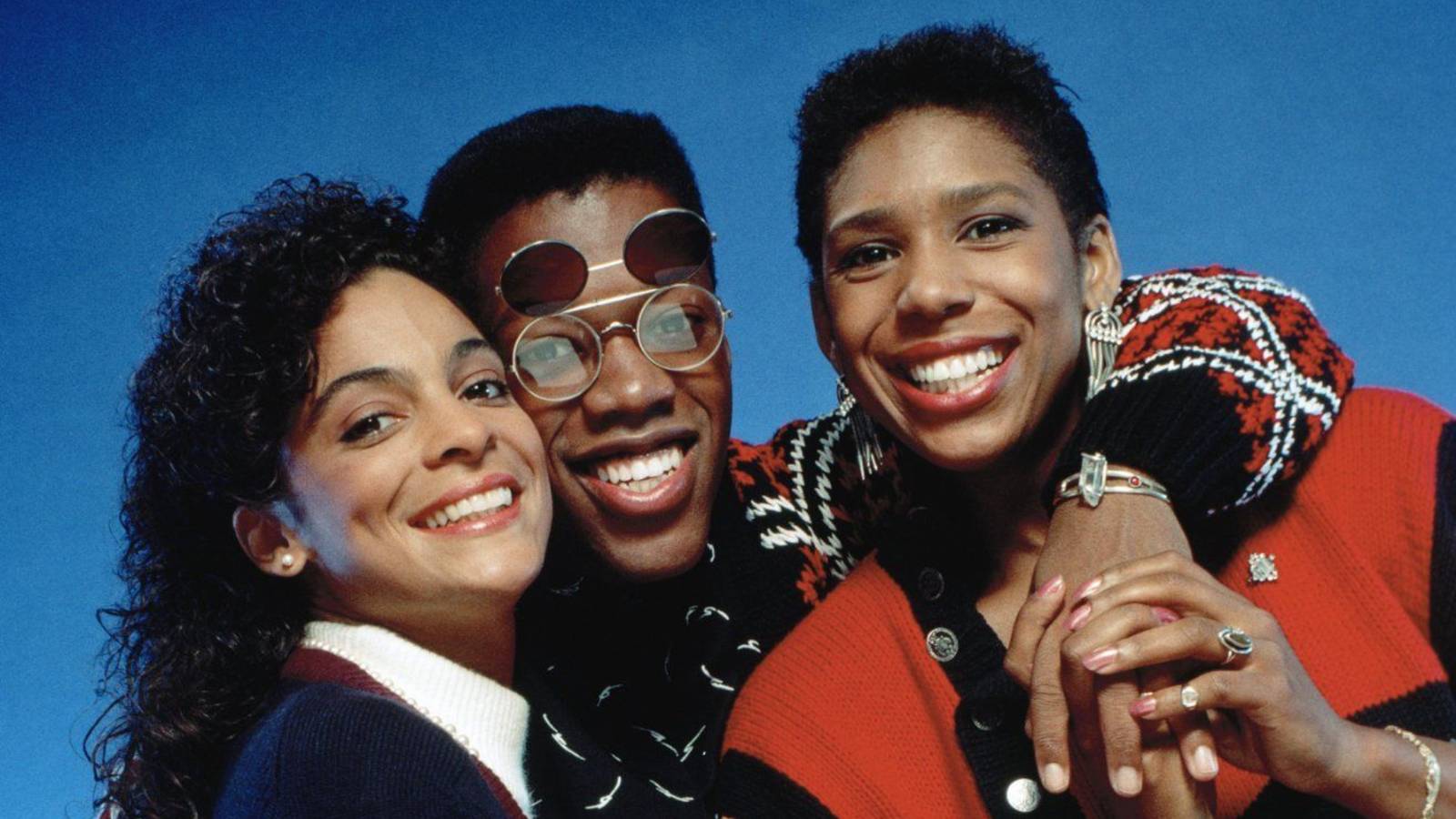 A Different World's Kadeem Hardison as Dwayne Wayne, Jasmine Guy as Whitley Gilbert and Dawnn Lewis as Jaleesa Vinson-Taylor