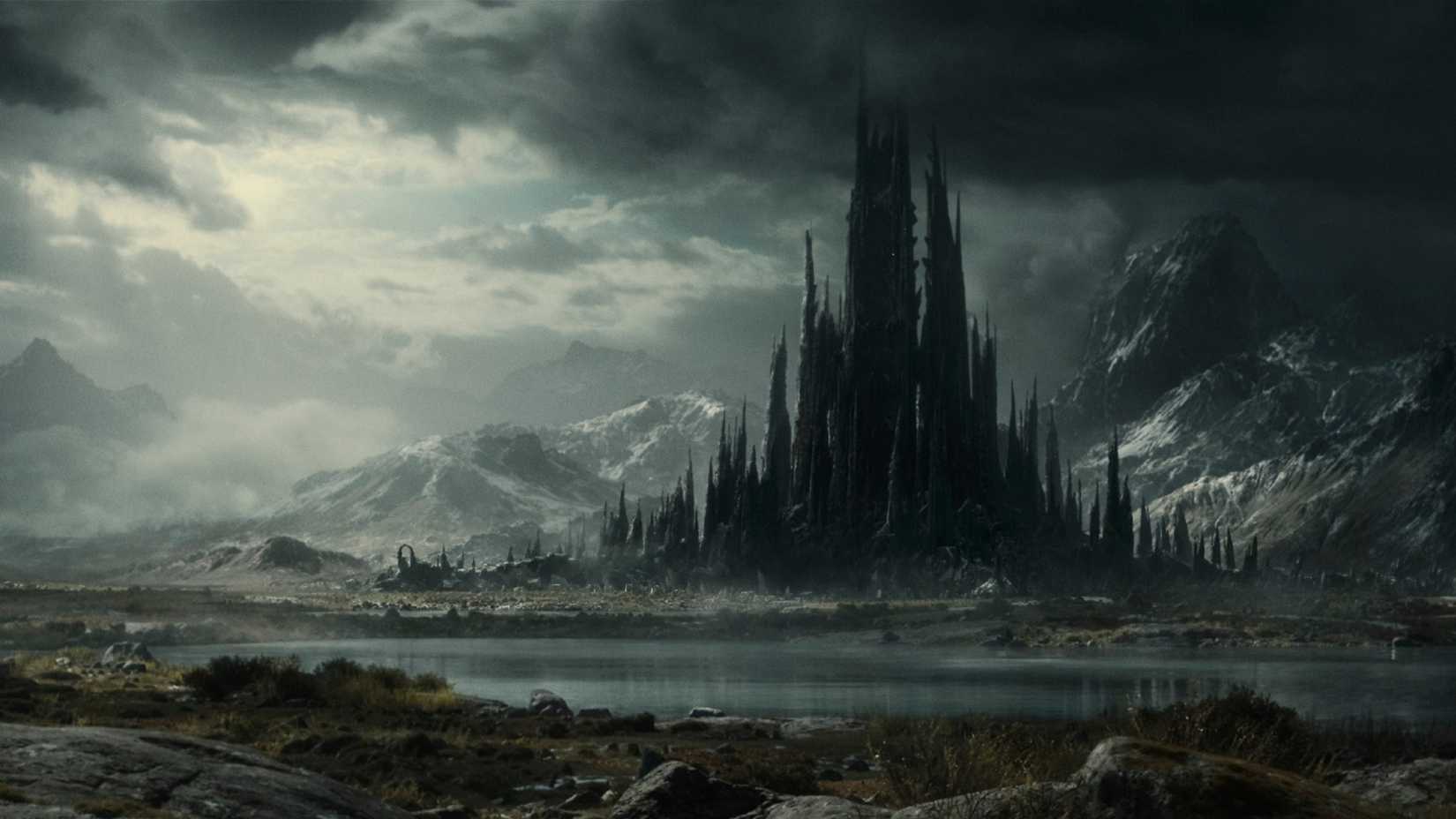 Paisagem da Terra-média em The Rings of Power