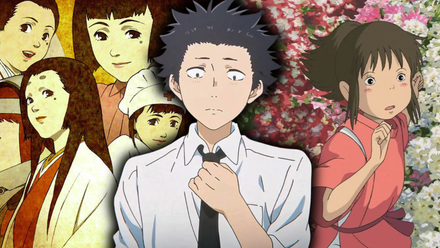 A Silent Voice, Millennium Actress, and Spirited Away movies - Anime Movies Films Featured Image