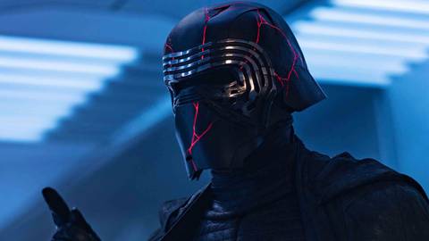 Adam Driver as Kylo Ren in Star Wars The Rise of Skywalker
