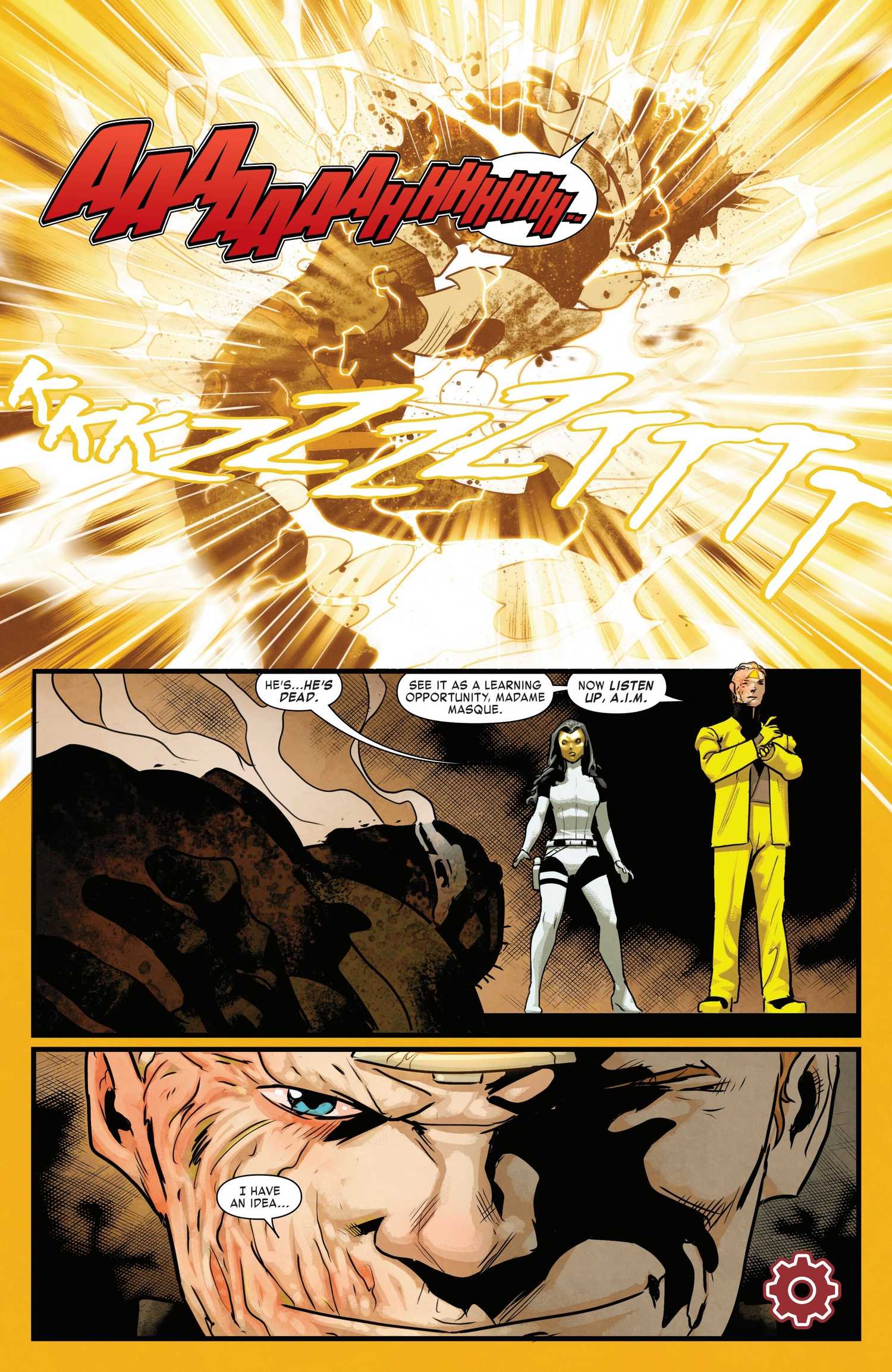 Adam Ware reveals himself as AIM's biggest supervillain in Iron Man #5