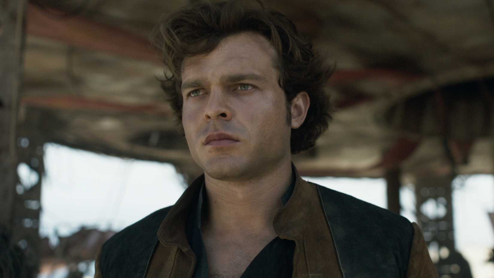 Alden Ehrenreich as Han Solo in Solo A Star Wars Story