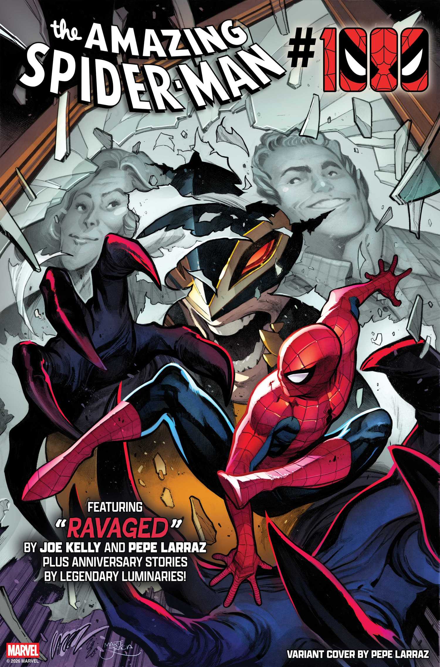 amazing spider-man 1000 36 pepe larraz cover