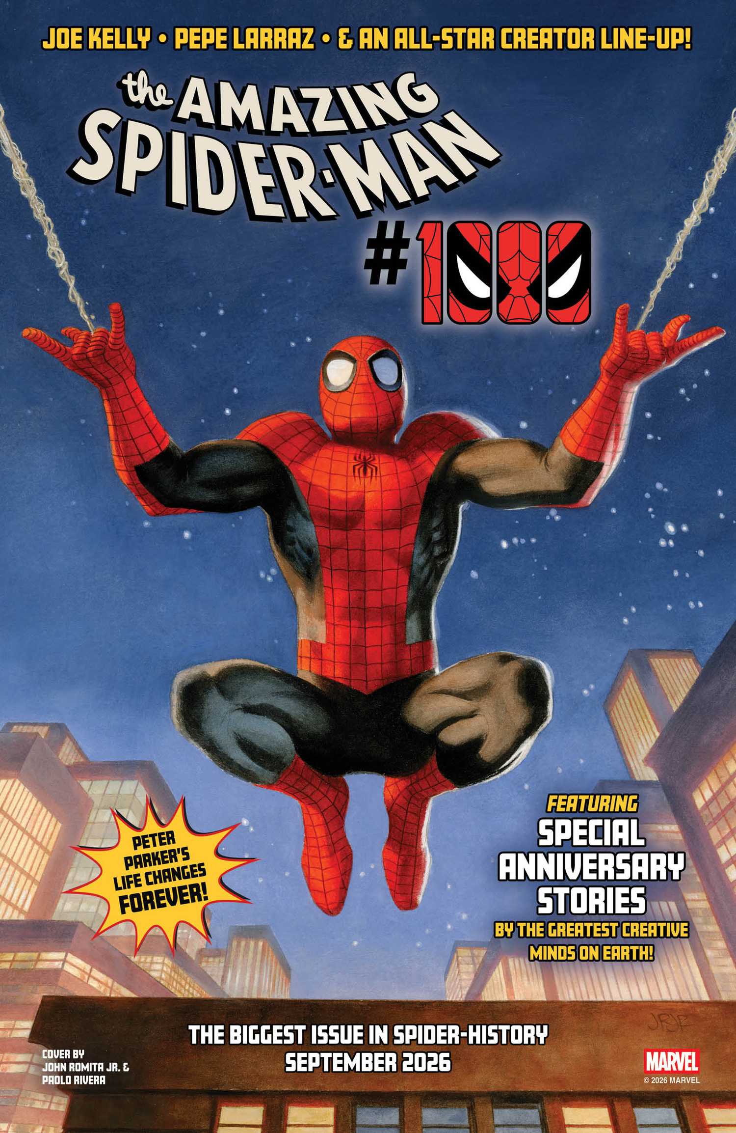 amazing spider-man 36 1000 romita jr paolo rivera