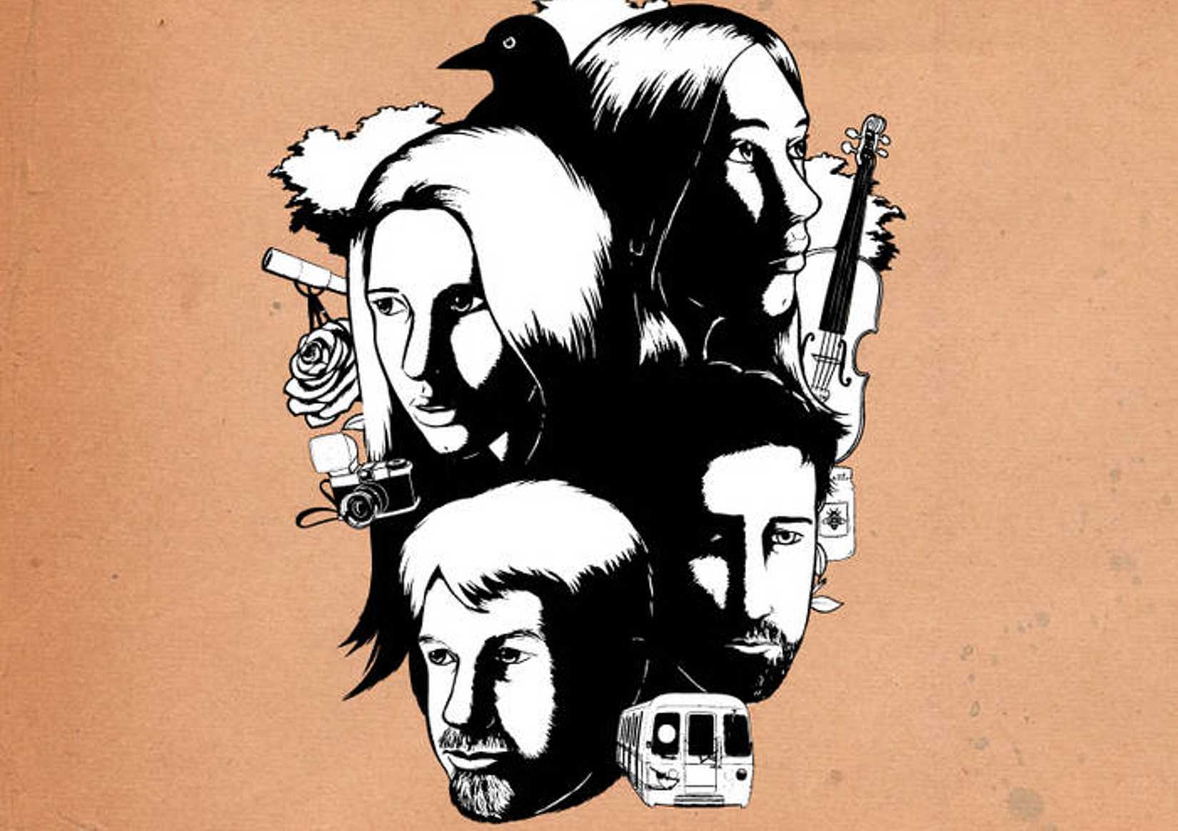 art from Dave Malloy's ghost quartet