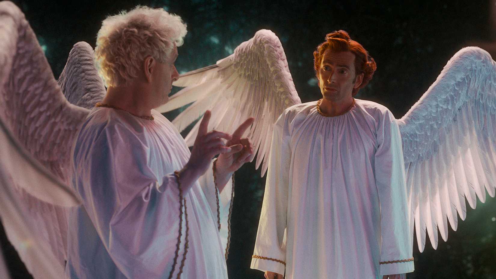 aziraphale and angel crowley in good omens season 2