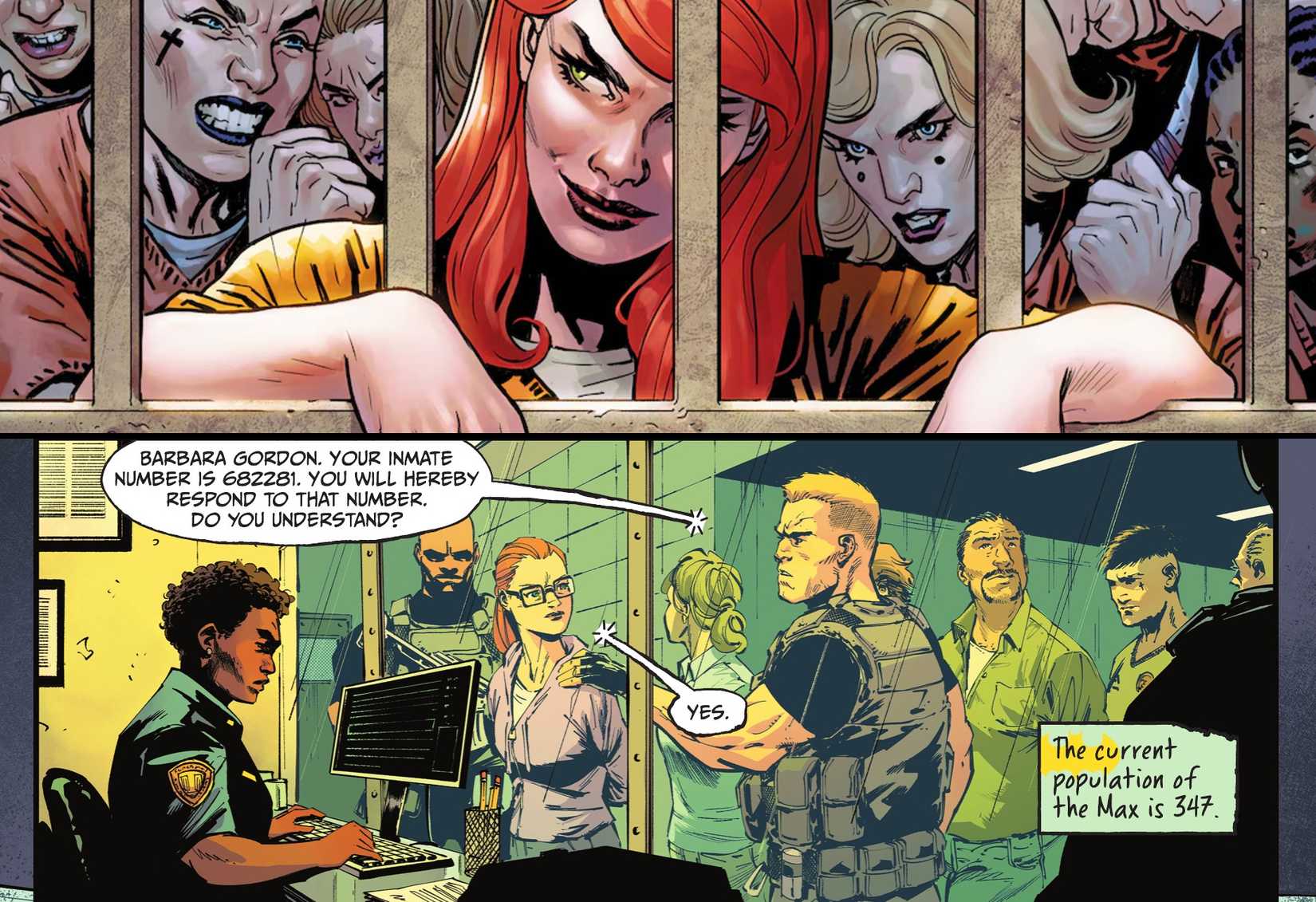 barbara gordon becomes a prisoner in batman lore